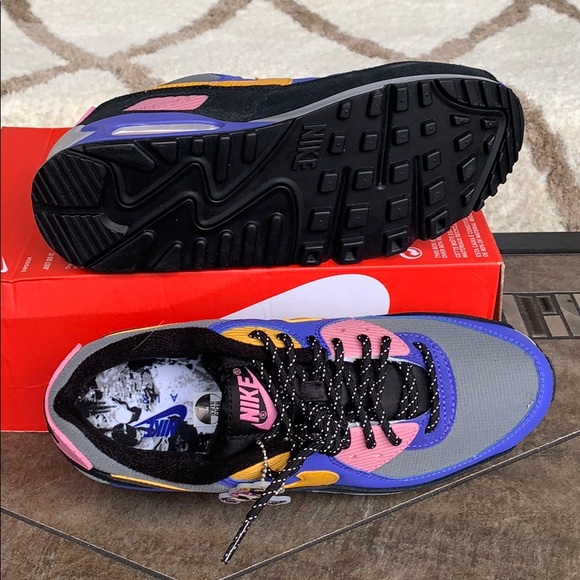 NIKE AIR MAX 90 QS Persian Violet/Pollen WMNS - Picture 3 of 16